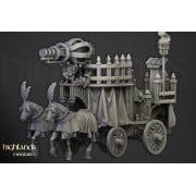 Highlands Miniatures - Sunland - Arcane Cannon on Chariot