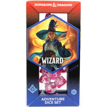 Dungeons & Dragons: Adventure Dice Set - Wizard Fuchsia