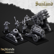 Highlands Miniatures - Sunland - Set Artillery