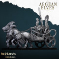 Highlands Miniatures - Aegean Elves -  Elf Chariot 3