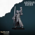 Highlands Miniatures - Aegean Elves -  Elves Archers with EMC 9