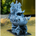 Highlands Miniatures - Sons Of Ymir - Dwarf King on Throne 4