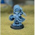 Highlands Miniatures - Sons Of Ymir - Dwarf Prince with Hammer and Shield 1