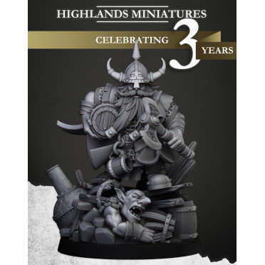 Highlands Miniatures - Sons Of Ymir - Dwarf Brewmaster