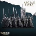 Highlands Miniatures - Aegean Elves - Elves Spearmen with EMC 8