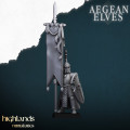 Highlands Miniatures - Aegean Elves - Elves Spearmen with EMC 10