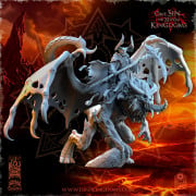 The Beholder Miniatures - Royaumes de la Ruine - Sorcier sur Manticore