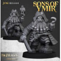 Highlands Miniatures - Sons Of Ymir - Dwarf Pirates with EMC 8