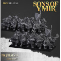 Highlands Miniatures - Sons Of Ymir - Dwarf Rangers Hache with EMC 0