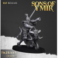 Highlands Miniatures - Sons Of Ymir - Mounted Dwarfs with EMC 4