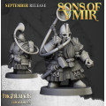 Highlands Miniatures - Sons Of Ymir - Dwarf Kingsguard with EMC 1