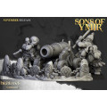 Highlands Miniatures - Sons Of Ymir - Dwarf Artillery Canon 0