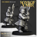 Highlands Miniatures - Sons Of Ymir -  Dwarf Deathseekers with EMC 3