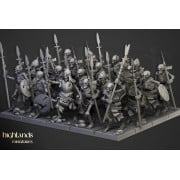 Highlands Miniatures - Transilvanya - Skeleton Warriors Spears with EMC