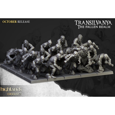 Highlands Miniatures - Transilvanya - Ghouls Unit