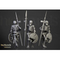 Highlands Miniatures - Transilvanya - Skeleton Warriors Spears with EMC 13