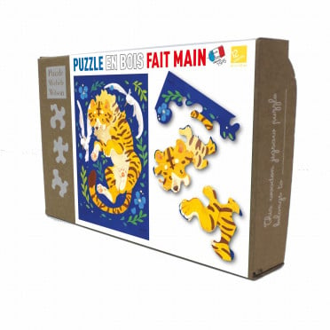 Puzzle - Graou le Tigre - 12 Pièces