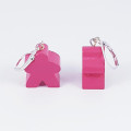 Boucles d’oreilles dormeuses Meeple « on » ! 25