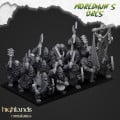 Highlands Miniatures - Moredhun's Orcs - Orc Warriors with Hand Weapons with EMC 0