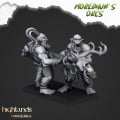 Highlands Miniatures - Moredhun's Orcs - Cave Orcs With Big Pike & EMC 3