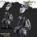 Highlands Miniatures - Moredhun's Orcs - Mounted Orcs with spears & EMC 2