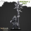 Highlands Miniatures - Moredhun's Orcs - Cave Orcs With Bow & EMC 11