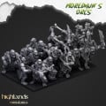 Highlands Miniatures - Moredhun's Orcs - Cave Orcs With Big Pike & EMC 11