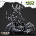 Highlands Miniatures - Steppe Goblins - Mounted Coast Goblins on Giant Crab 0