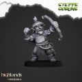 Highlands Miniatures - Steppe Goblins -  Steppe Goblin with bows & EMC 1