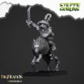 Highlands Miniatures - Steppe Goblins - Mounted Steppe Goblins with Bow & EMC 5