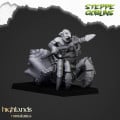 Highlands Miniatures - Steppe Goblins - Mounted Coast Goblins with EMC 9