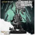 Highlands Miniatures - Swamp Goblins - Swamp Goblin with Hand Weapons & EMC 12