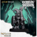 Highlands Miniatures - Swamp Goblins - Swamp Goblin with Hand Weapons & EMC 16