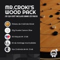 Crokinole Pack + Bag & Wallmount kit 9