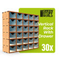 MDF Vertical rack with 30 Drawers 2