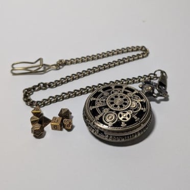 Gousset with Mini Dice Steam Punk