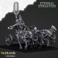 Highlands Miniatures - Eternal Dynasties - Eternal Pharaoh on chariot 0