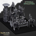 Highlands Miniatures - Eternal Dynasties - Pharaoh Funeral Ship 1