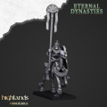 Highlands Miniatures - Eternal Dynasties - Ancient Skeletal Cavalry with Bows & EMC 5