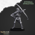 Highlands Miniatures - Eternal Dynasties - Ancient Skeletons with Bows 4