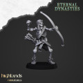 Highlands Miniatures - Eternal Dynasties - Ancient Skeletons with Bows 9