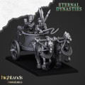 Highlands Miniatures - Eternal Dynasties - Ancient Skeletal Chariots with EMC 8