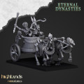 Highlands Miniatures - Eternal Dynasties - Ancient Skeletal Chariots with EMC 9