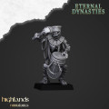 Highlands Miniatures - Eternal Dynasties - Ancient Guard with Halebardes & EMC 9