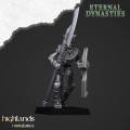 Highlands Miniatures - Eternal Dynasties - Ancient Guard with Halebardes & EMC 15