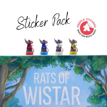 Les Rats de Wistar - Set d'autocollants