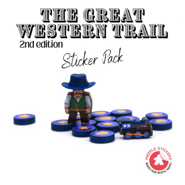 Great Western Trail (2ème édition) - Set d'autocollants