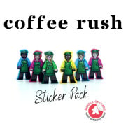 Coffee Rush - Sticker Set