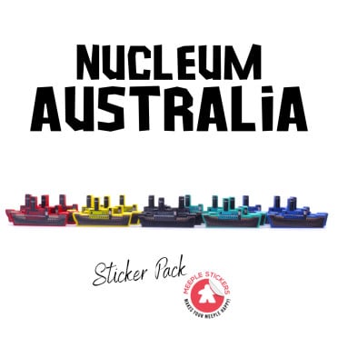 Nucleum : Australie - Set d'autocollants