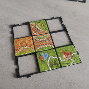 Carcassonne - 3x3 tile support grid